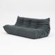 Canapé trois places Togo en bouclé vert par Michel Ducaroy pour Ligne Roset
