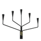 Floor Standing Candelabra with Black & Brass Details – by Gunnar Ander for Ystad-Metall – Sweden, 1960s
