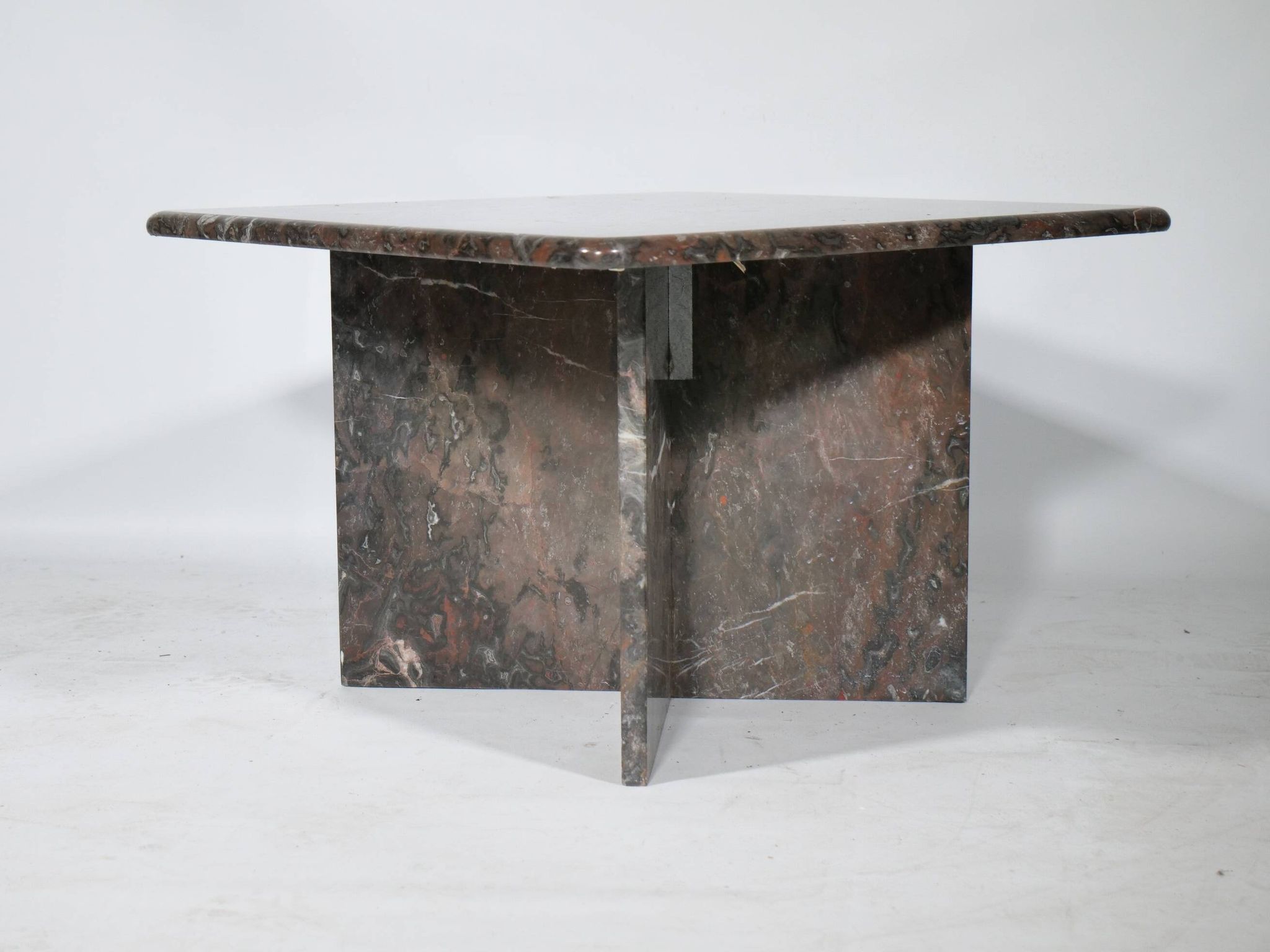 Table basse en marbre véritable vintage des années 1970