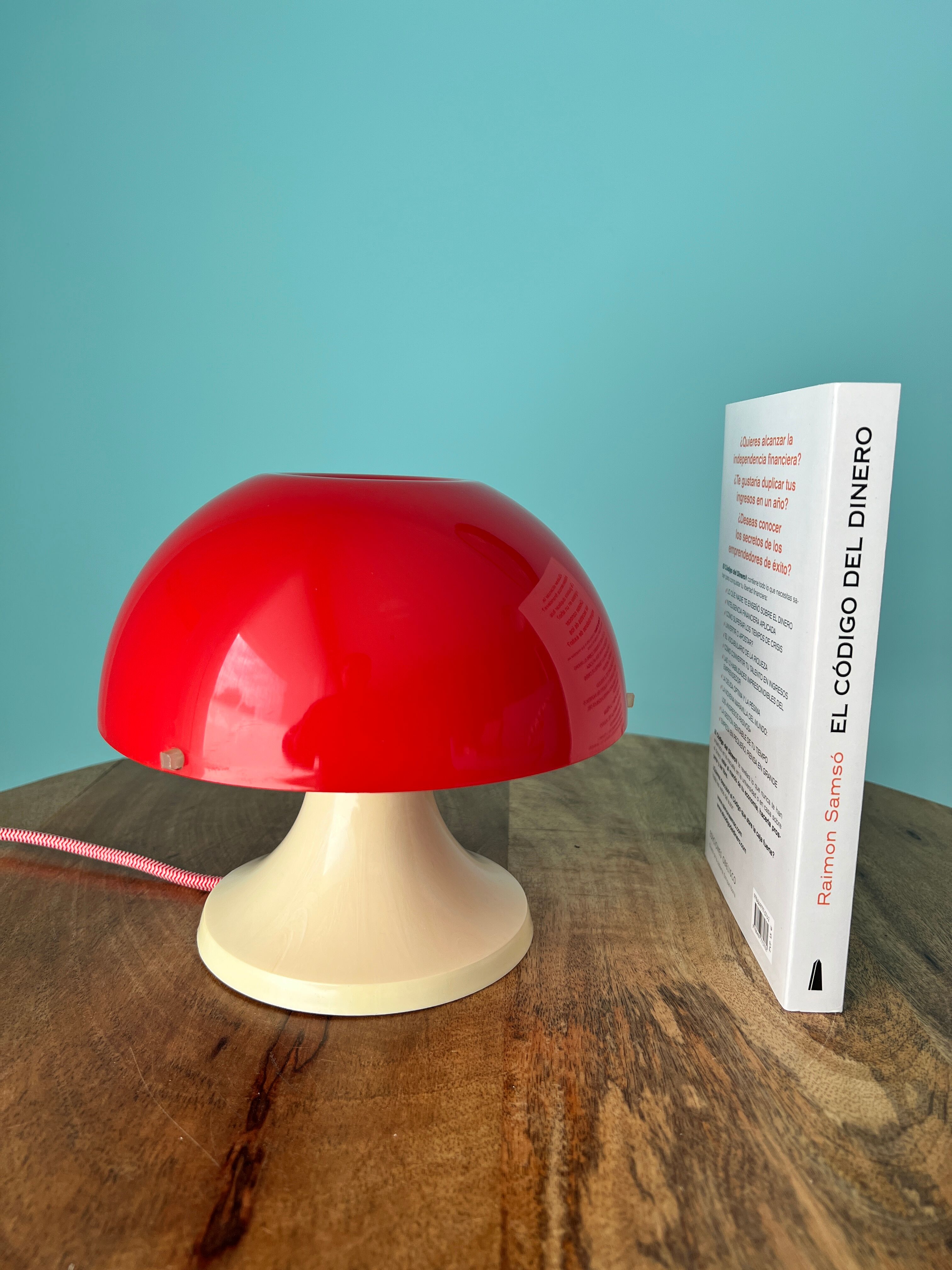 Red mushroom lamp 1970