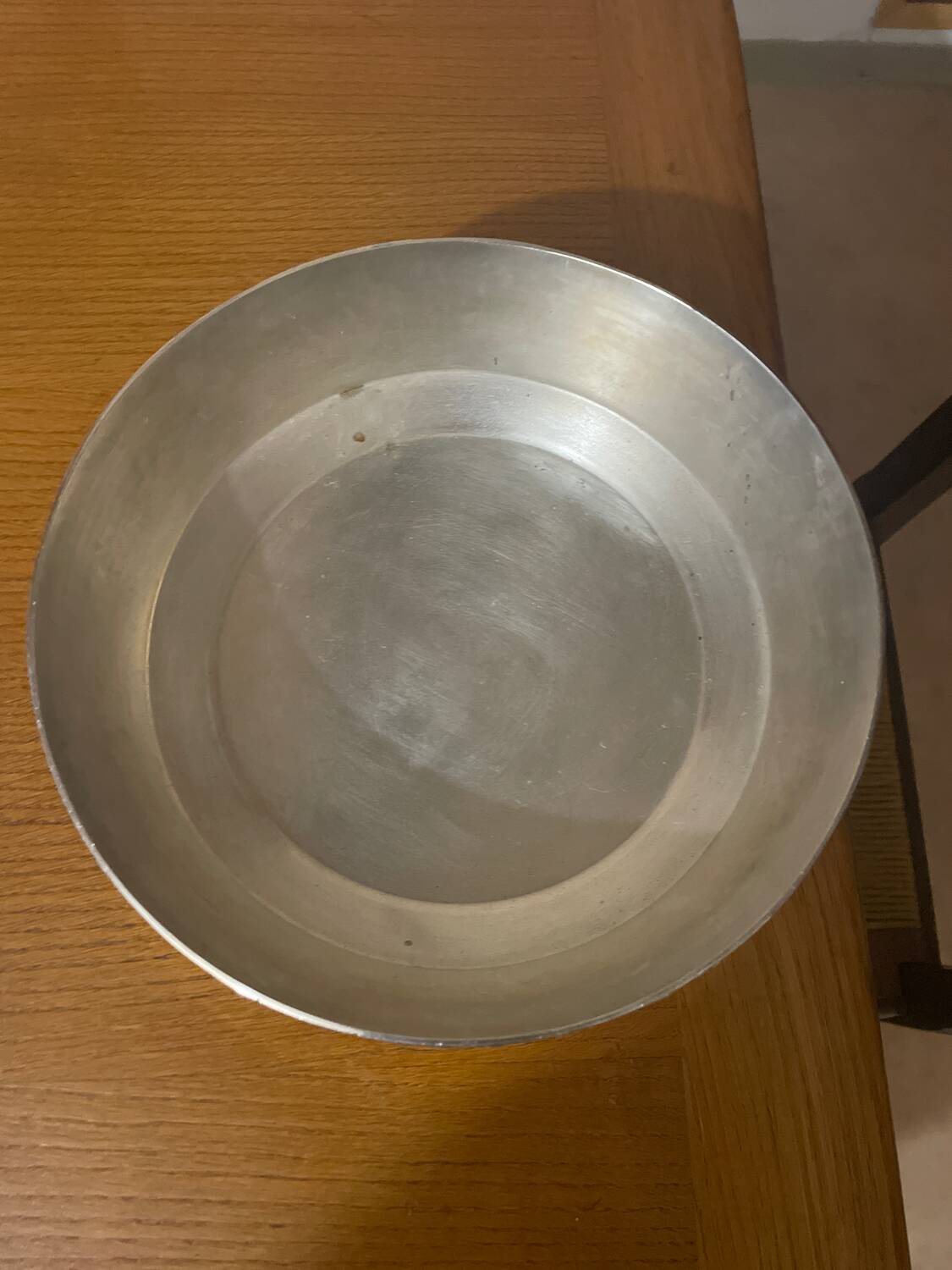 Silver salad bowl 900