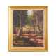 Peinture « The Deep in the forest », design scandinave, années 1970
