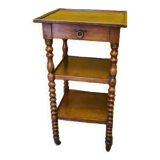 French Walnut Plant Table With Drawer, Mid 19th Century