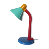 Lampe " Aluminor " couleurs primaires années 80 era Memphis