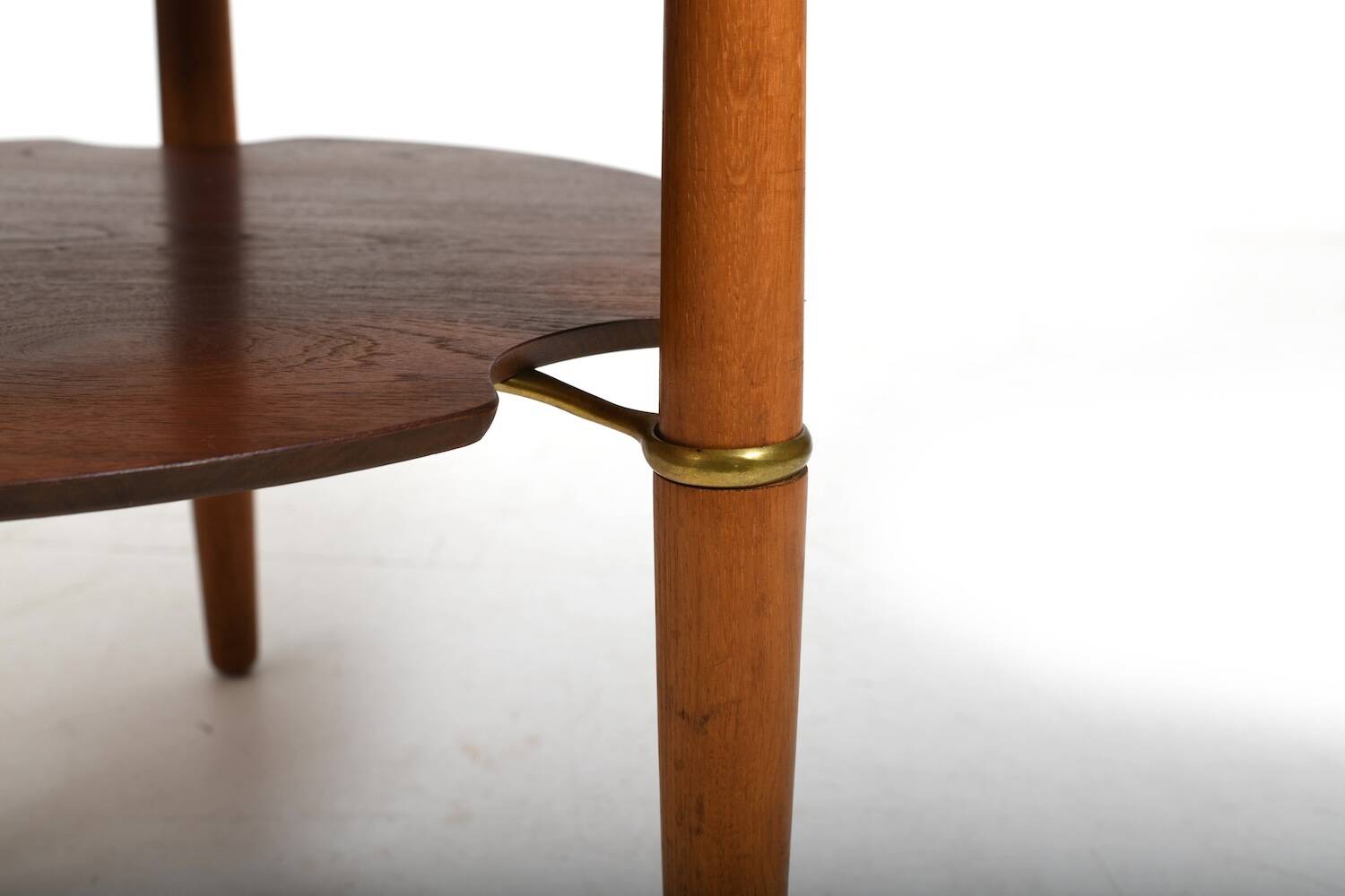 Rare Danish Coffee Table in Teak and Oak 1950s