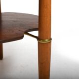 Rare Danish Coffee Table in Teak and Oak 1950s