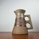 Danish modern studio pottery vase by Tue Poulsen for Tue Keramik, 1960.
