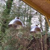 2 suspensions en fer martelé