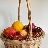 Vintage rattan baskets