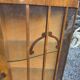 Art Deco display cabinet in walnut from the 1930s.