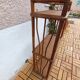 Vintage rattan shelf and canning