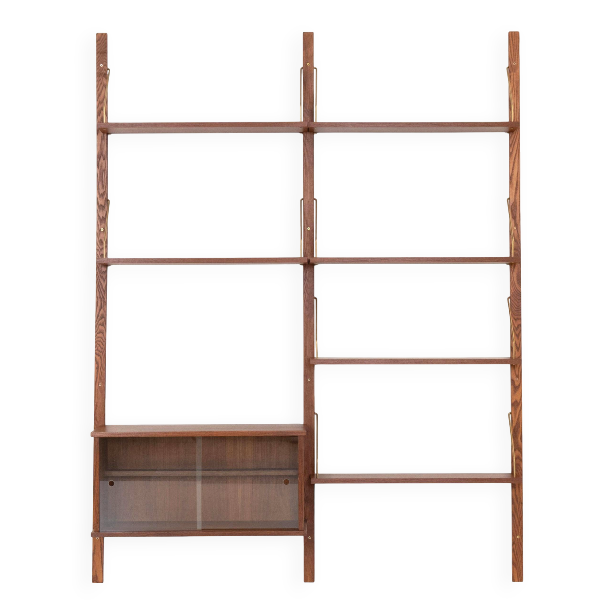 Teak modular shelving unit, Danish design, 1960s, made in Denmark