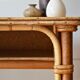 Rattan and wicker desk