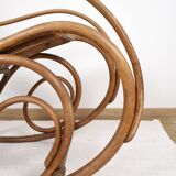 Rocking chair, curved wood