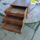 Petit meuble de métier bureau tiroirs vintage bois