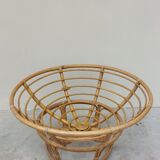Loveuse vintage rattan armchair 1950