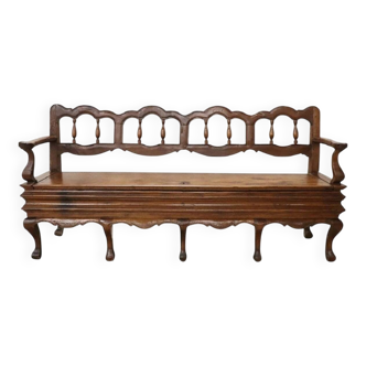 18th Century Walnut Bench