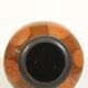 Vintage vase Fat Lava black & orange by Steuler, Germany 1960s