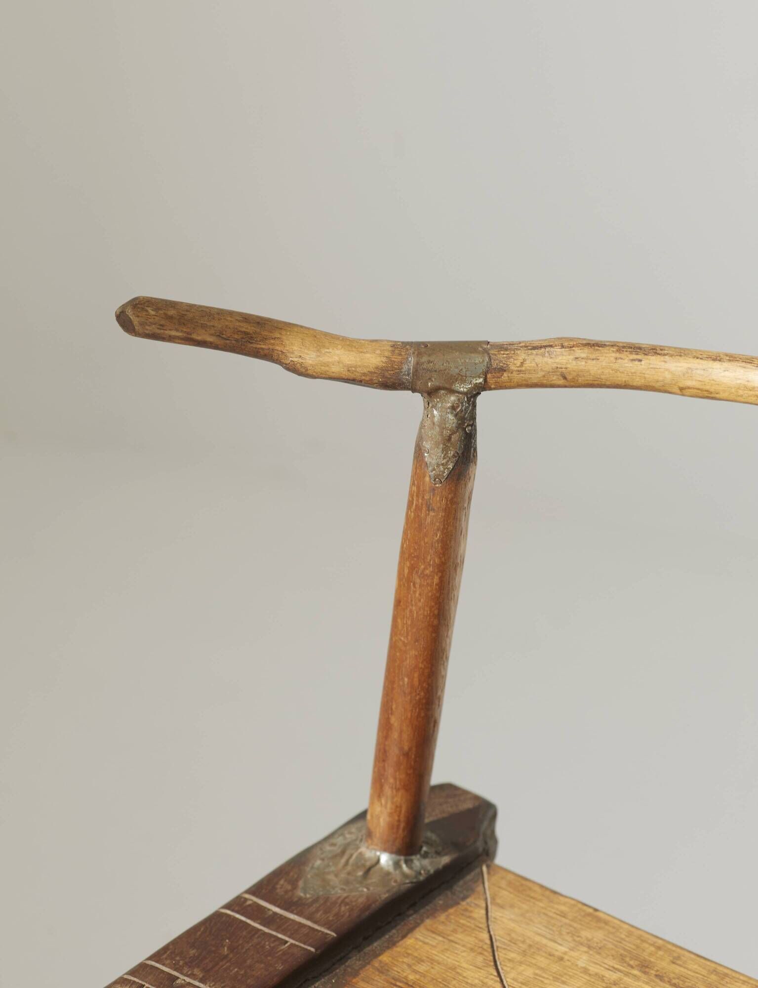 Small vintage wooden Baoulé chair (West Africa) Circa 1960