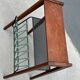 Side table with 50s magazine holder
