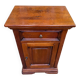 Nightstand, accent furniture in solid wood with drawer and door, 1980.