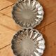 Coupelles vintage acier inoxydable style bistrot