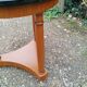 Guéridon, table d'appoint style Empire en bois et marbre