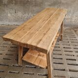 Old work table kitchen island bar table oak