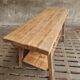 Old work table kitchen island bar table oak
