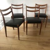 Series 4 vintage chairs Scandinavian style