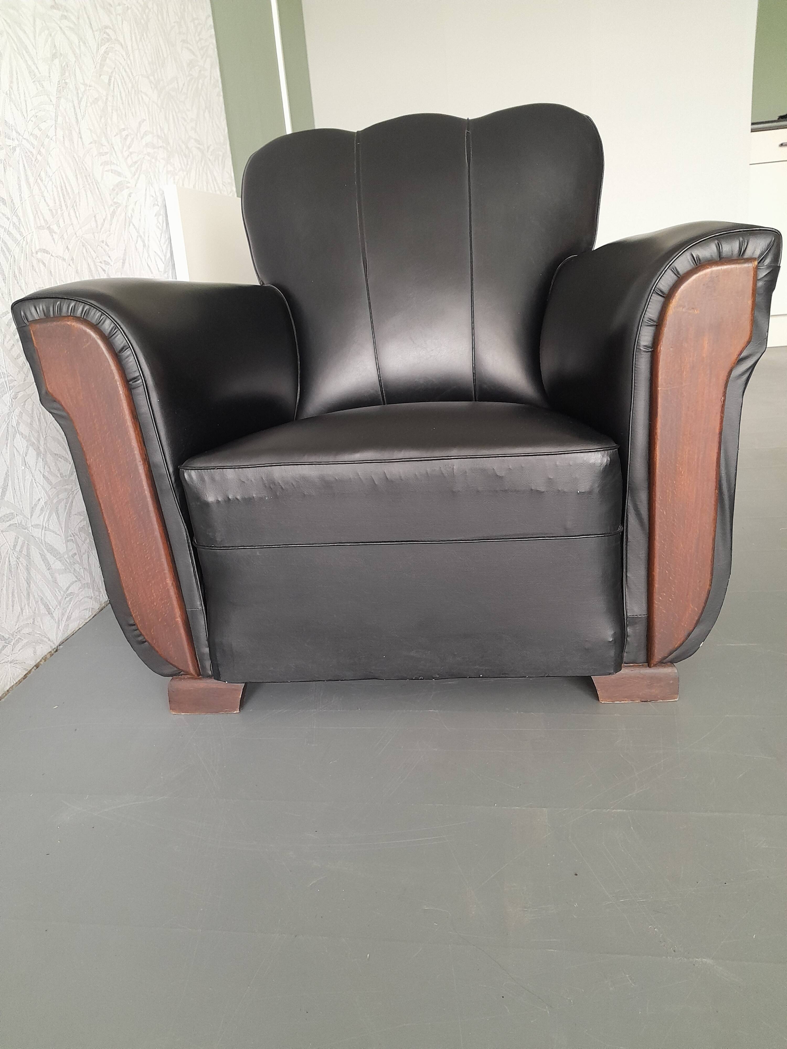 Art Deco Club Fauteuil mid century 20ste eeuw