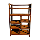 Bamboo and rattan shelf