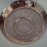 Plat en terre cuite vernissée des années 50 du Dauphiné Gaetana Marino vignes