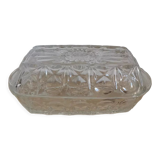Henkel vintage molded glass butter cup made in France