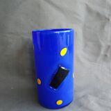 signed 80s murano glass vase