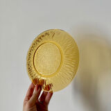 Assiettes à dessert ambrées Vereco