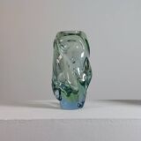 Organic glass vase by Jan Beránek Skrdlovice, mid-20th century.