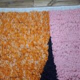 Tapis en laine pure artisanale traditionnelle taille 100 x 200 cm