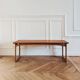 Renovated vintage coffee table, Scandinavian style, 1950s-60s.
