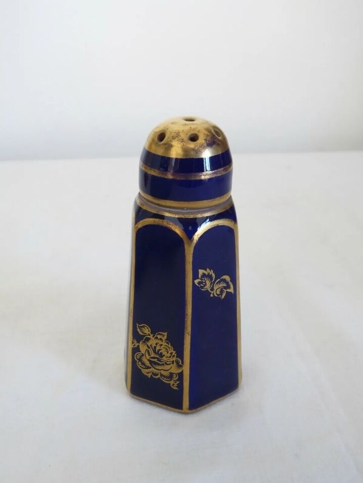 Limoges porcelain salt shaker Paul Pastaud