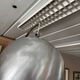 Floor lamp with marble block base Arco Design
