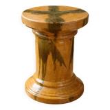 Southern France stool in glazed ceramic