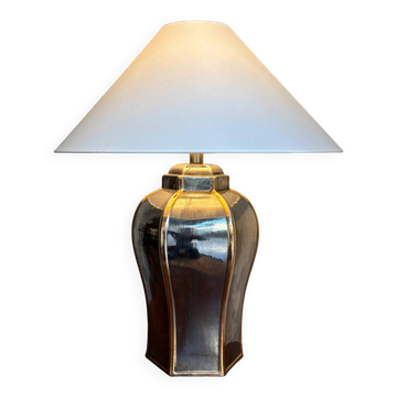 Lampe de table balustre française