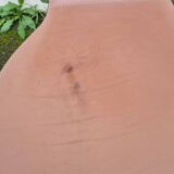 4 caramel leather designer chairs