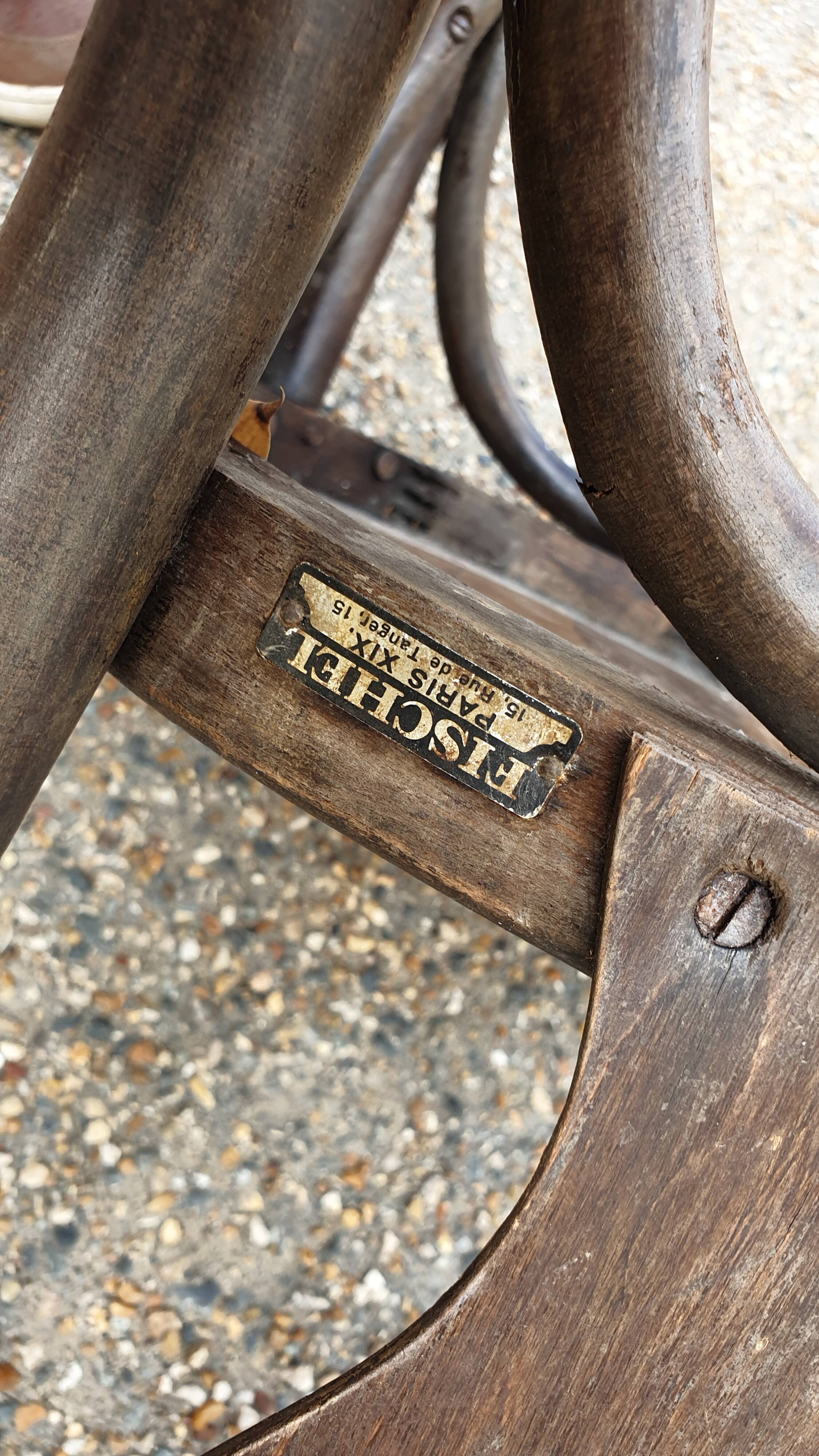 Pair of fischel bistro chairs