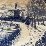 Plat faïence delfts blauw chemkefa holland