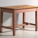 Table de cuisine ancienne en bois de pin – Europe centrale, vers 1900