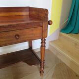 console-old dressing table-side table-mahogany stain