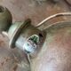 Jielde patinated lamp 1950