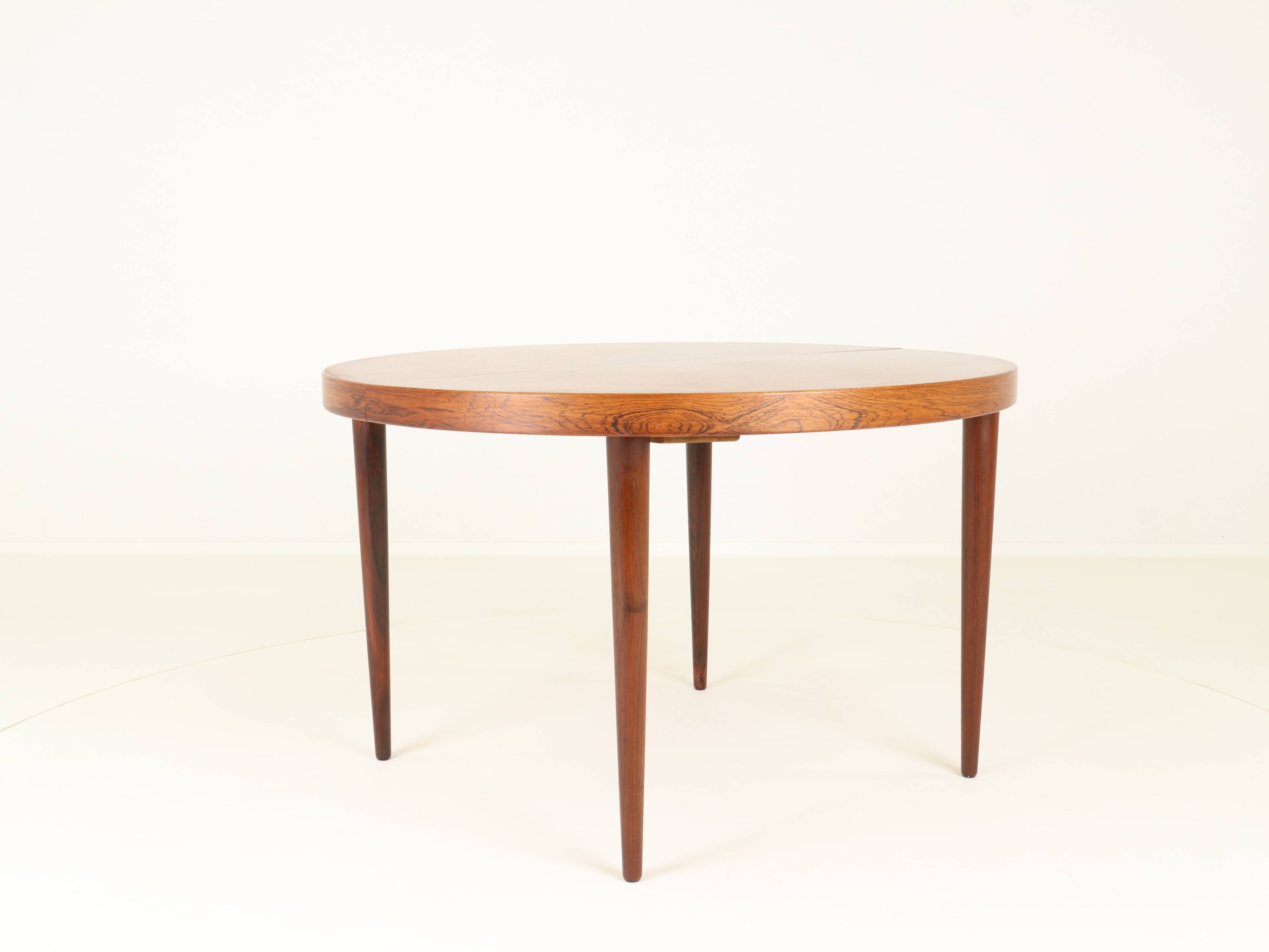 Extendable Rosewood Dining Table Model 56 by Villy Schou Andersen, Denmark, 1960s